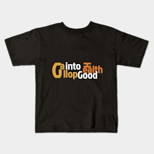 Gallop into Good Health Kids T-Shirt